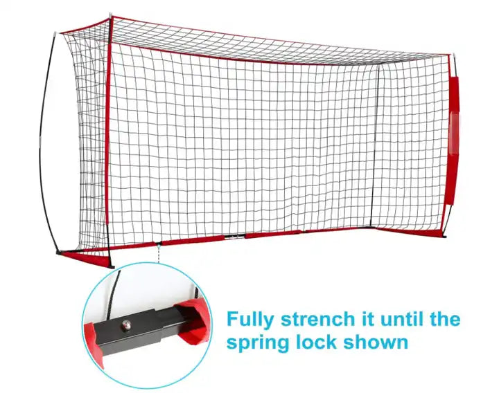 Set of 2 6ft x 12ft Soccer Nets