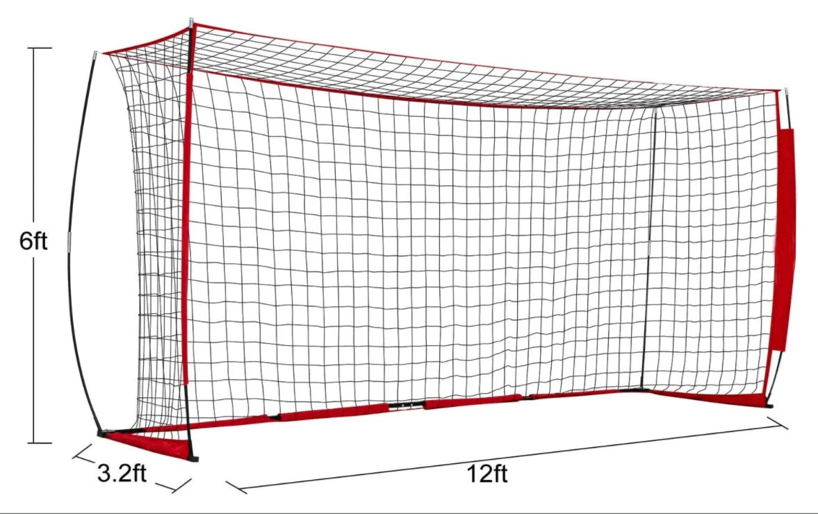 6ft x 12ft Soccer Nets