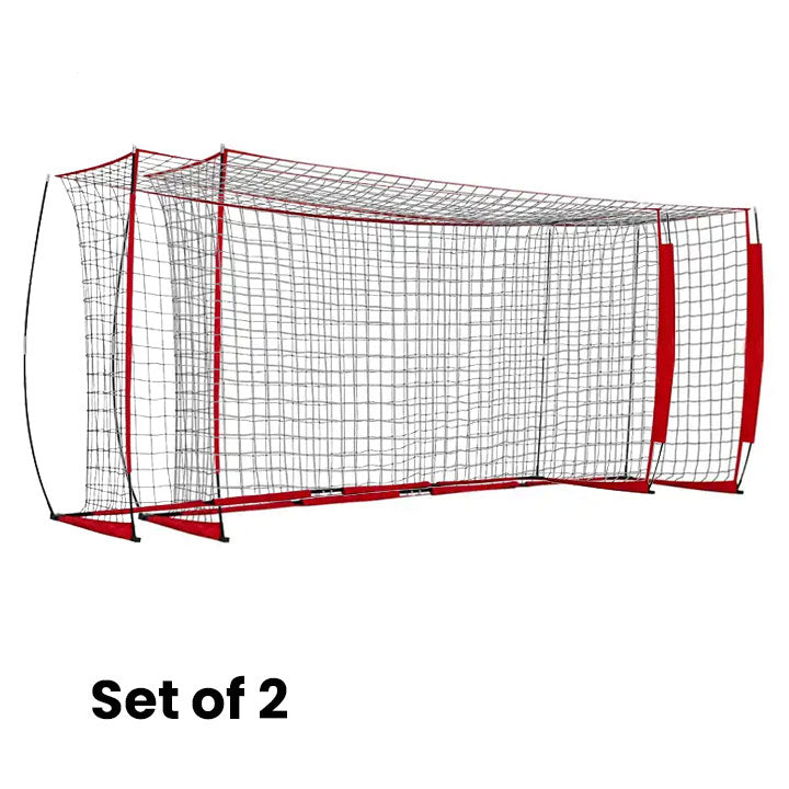 Set of 2 6ft x 12ft Soccer Nets